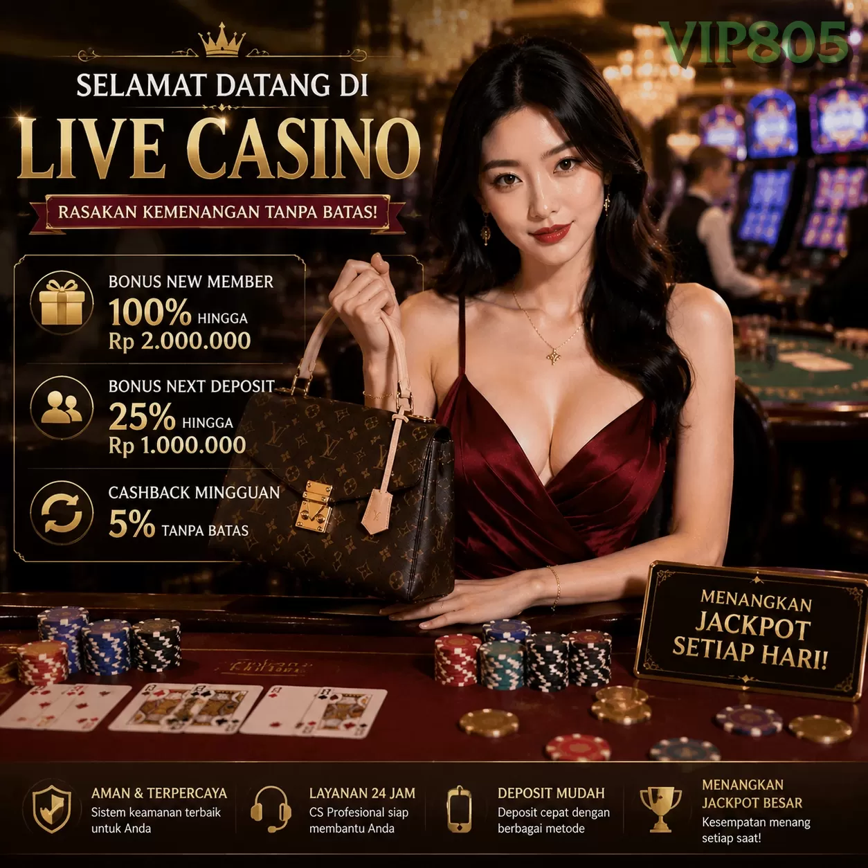 Login vip805 Sekarang Bonus Melimpah